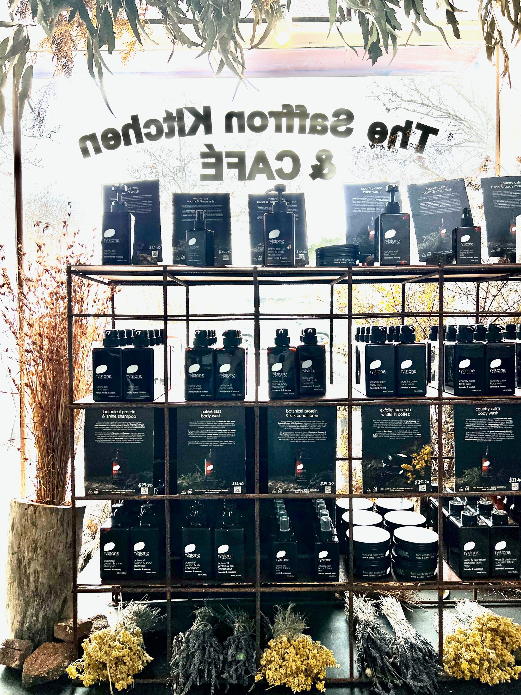 Rylstone Botanicals on display at The Saffron Kitchen Cafe